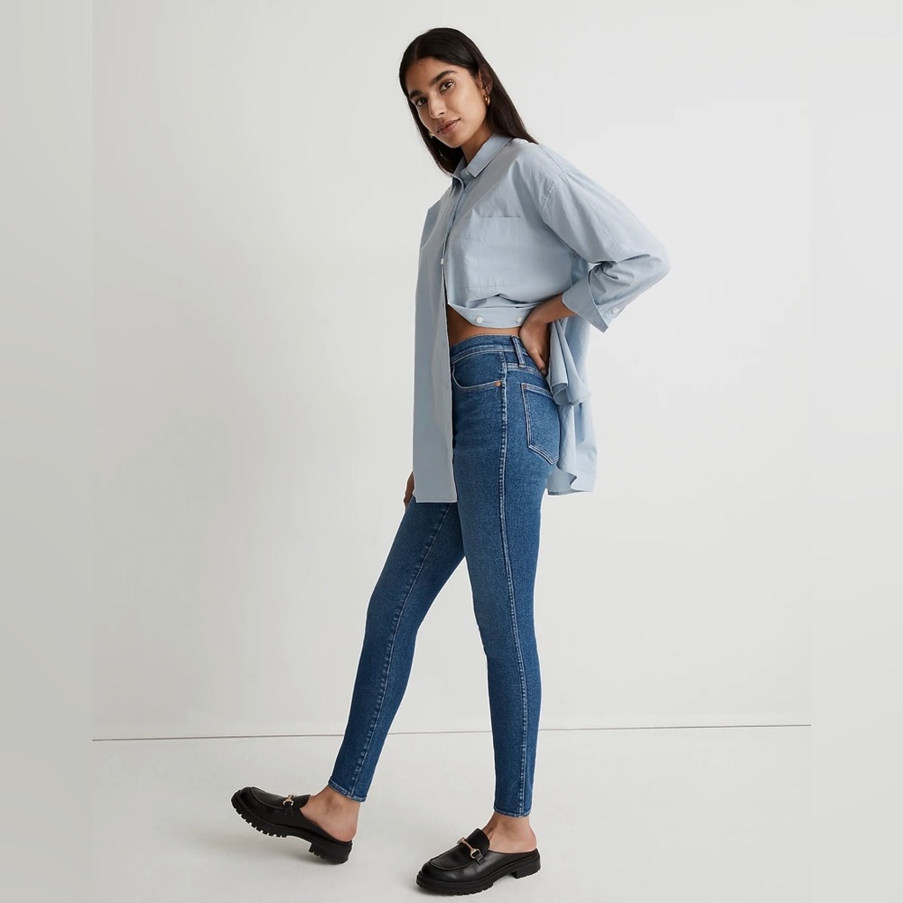 Madewell 10” High Rise Skinny Jeans. Size 26P.